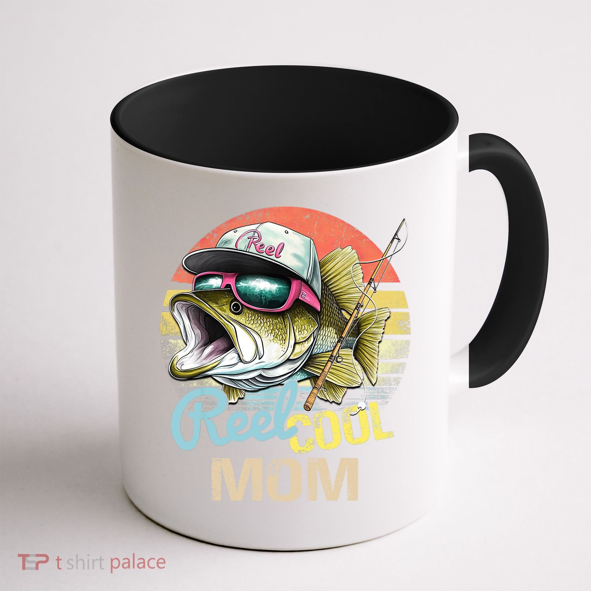 Reel Cool Mom Funny Fishing Quotes For Uncle Coffee Mug
