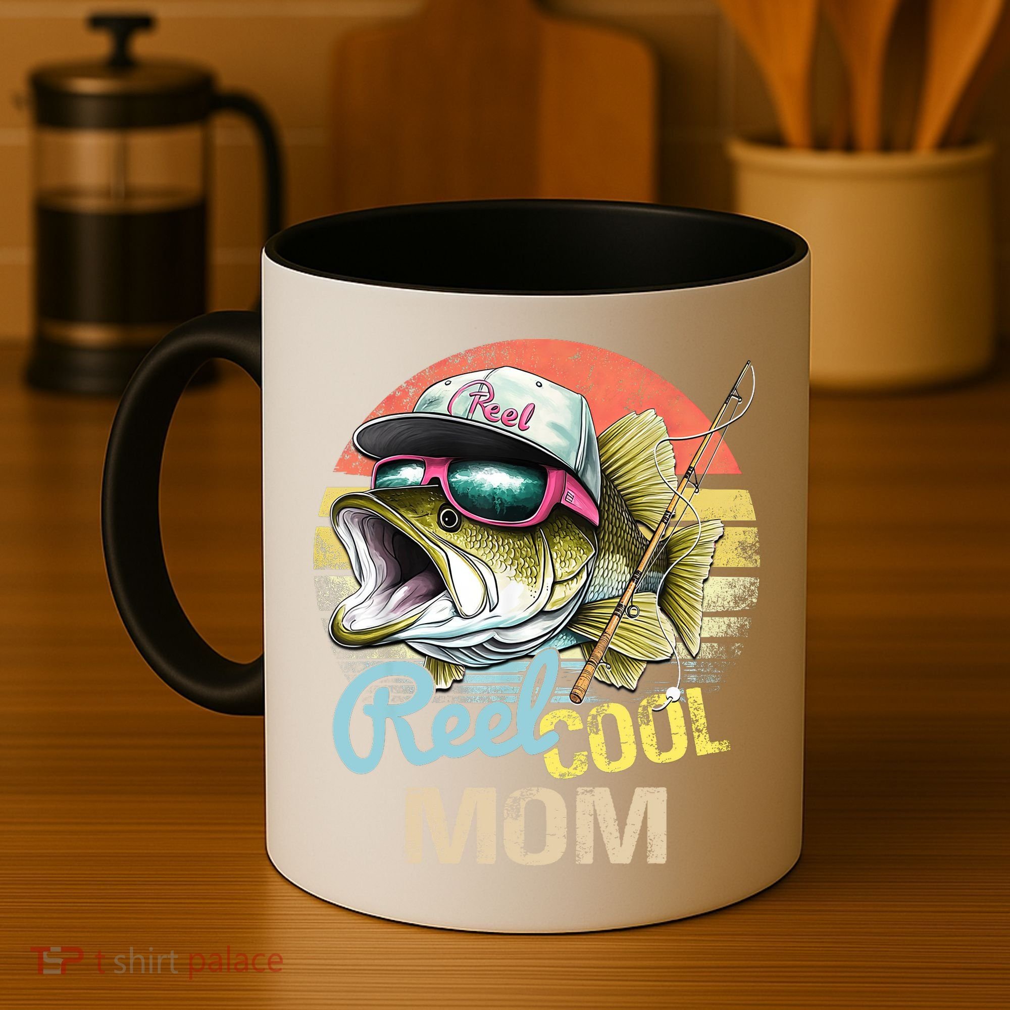 Reel Cool Mom Funny Fishing Quotes For Uncle Coffee Mug