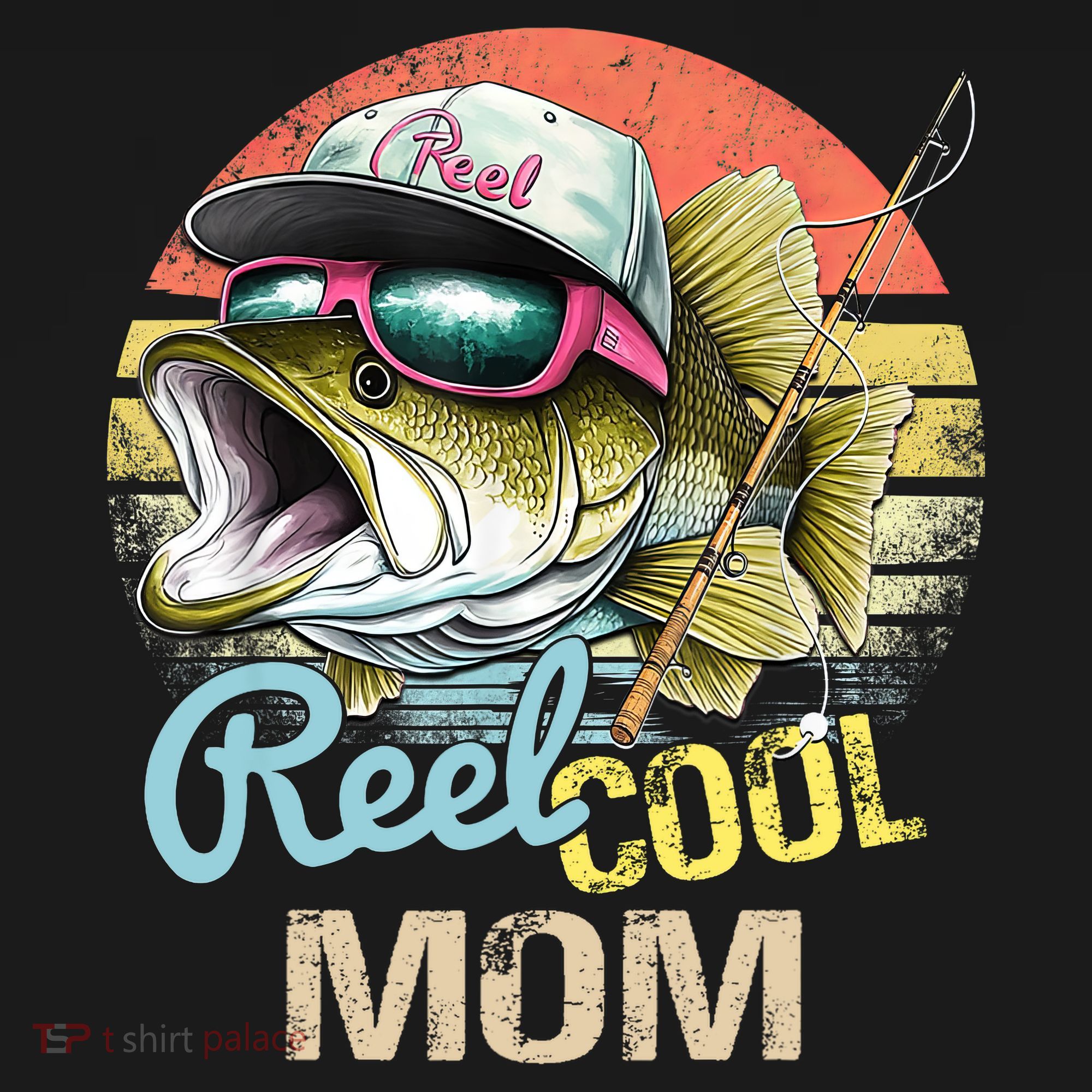 Reel Cool Mom Funny Fishing Quotes For Uncle Women's Hoodie