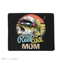 Reel Cool Mom Funny Fishing Quotes For Uncle Mousepad thumb 0