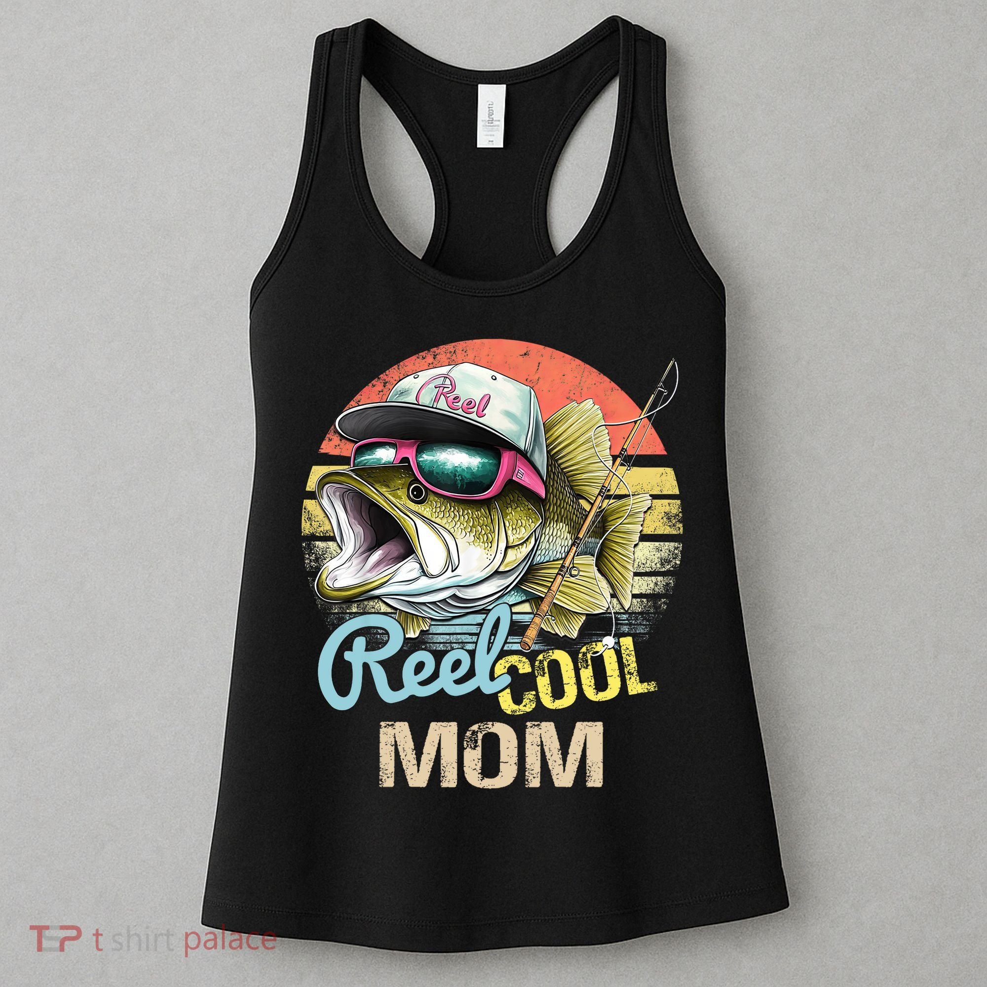 Reel Cool Mom Funny Fishing Quotes For Uncle Women's Tank Top