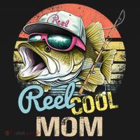 Reel Cool Mom Funny Fishing Quotes For Uncle Baby Bodysuit thumb 2