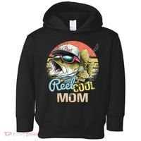 Reel Cool Mom Funny Fishing Quotes For Uncle Toddler Hoodie thumb 0