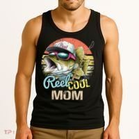 Reel Cool Mom Funny Fishing Quotes For Uncle Tank Top thumb 3