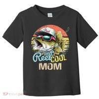 Reel Cool Mom Funny Fishing Quotes For Uncle Toddler T-Shirt thumb 0