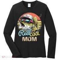 Reel Cool Mom Funny Fishing Quotes For Uncle Women's Long Sleeve Shirt thumb 0