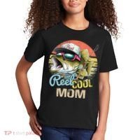 Reel Cool Mom Funny Fishing Quotes For Uncle Kids T-Shirt thumb 2