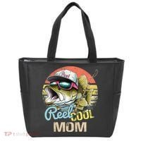 Reel Cool Mom Funny Fishing Quotes For Uncle Tote Bag thumb 0