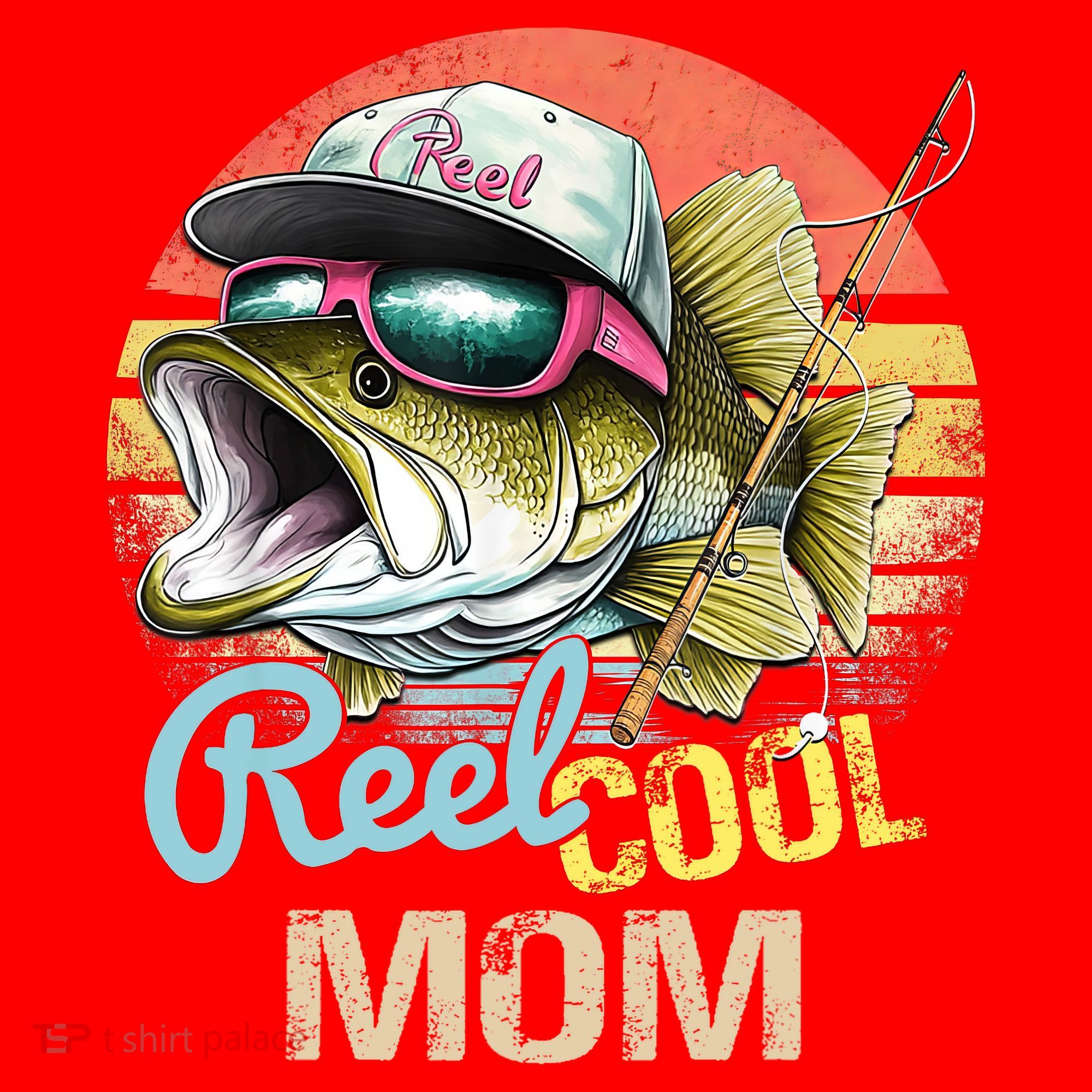 Reel Cool Mom Funny Fishing Quotes For Uncle Santa Hat