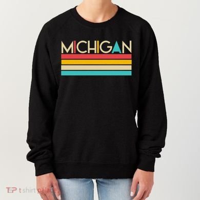 Retro Colors Michigan Women's Sweatshirt