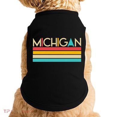 Retro Colors Michigan Doggie Tank