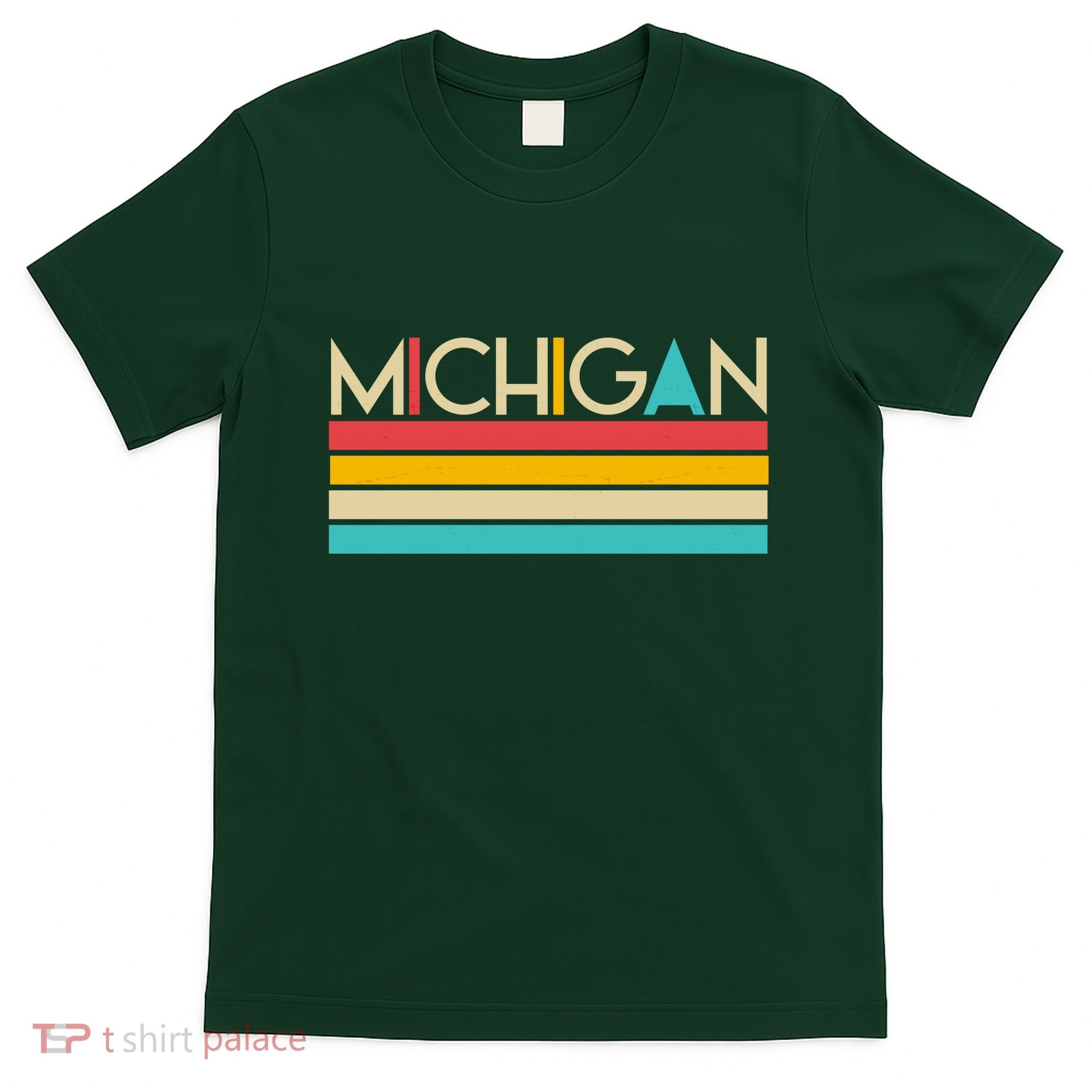 Retro Colors Michigan T-Shirt