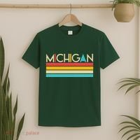 Retro Colors Michigan T-Shirt thumb 2
