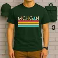 Retro Colors Michigan T-Shirt thumb 6
