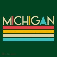 Retro Colors Michigan T-Shirt thumb 7
