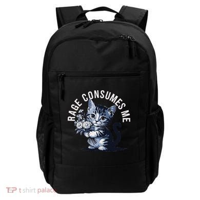 Rage Consumes Me Funny Cat Meme Backpack