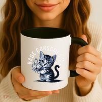 Rage Consumes Me Funny Cat Meme Coffee Mug thumb 3