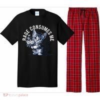 Rage Consumes Me Funny Cat Meme Pajama Set thumb 0