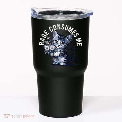 Rage Consumes Me Funny Cat Meme Tumbler