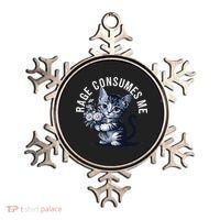 Rage Consumes Me Funny Cat Meme Ornament thumb 0