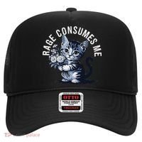 Rage Consumes Me Funny Cat Meme Hat thumb 0