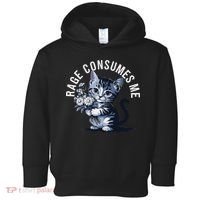 Rage Consumes Me Funny Cat Meme Toddler Hoodie thumb 0