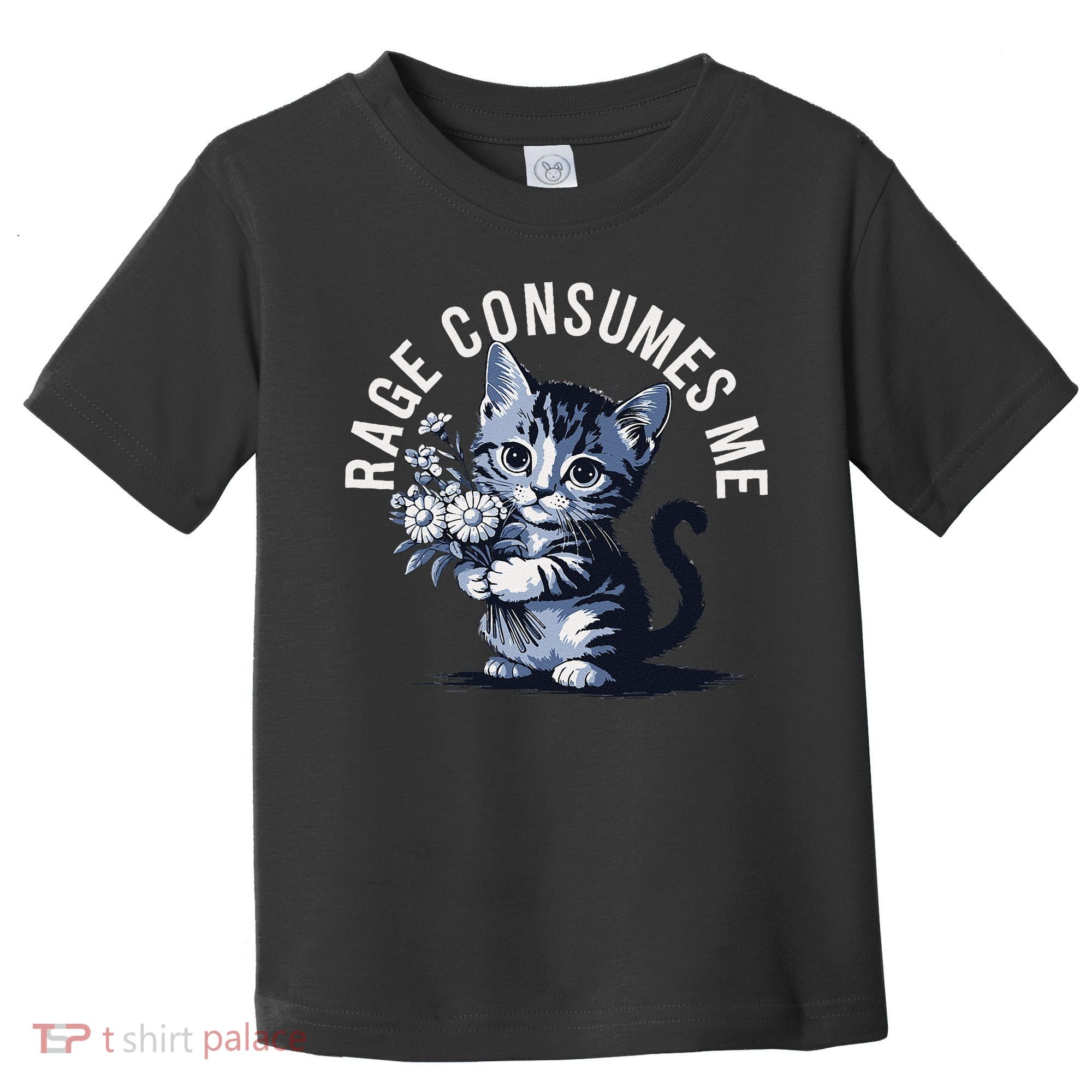 Rage Consumes Me Funny Cat Meme Toddler T-Shirt