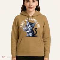 Rage Consumes Me Funny Cat Meme Hoodie thumb 5