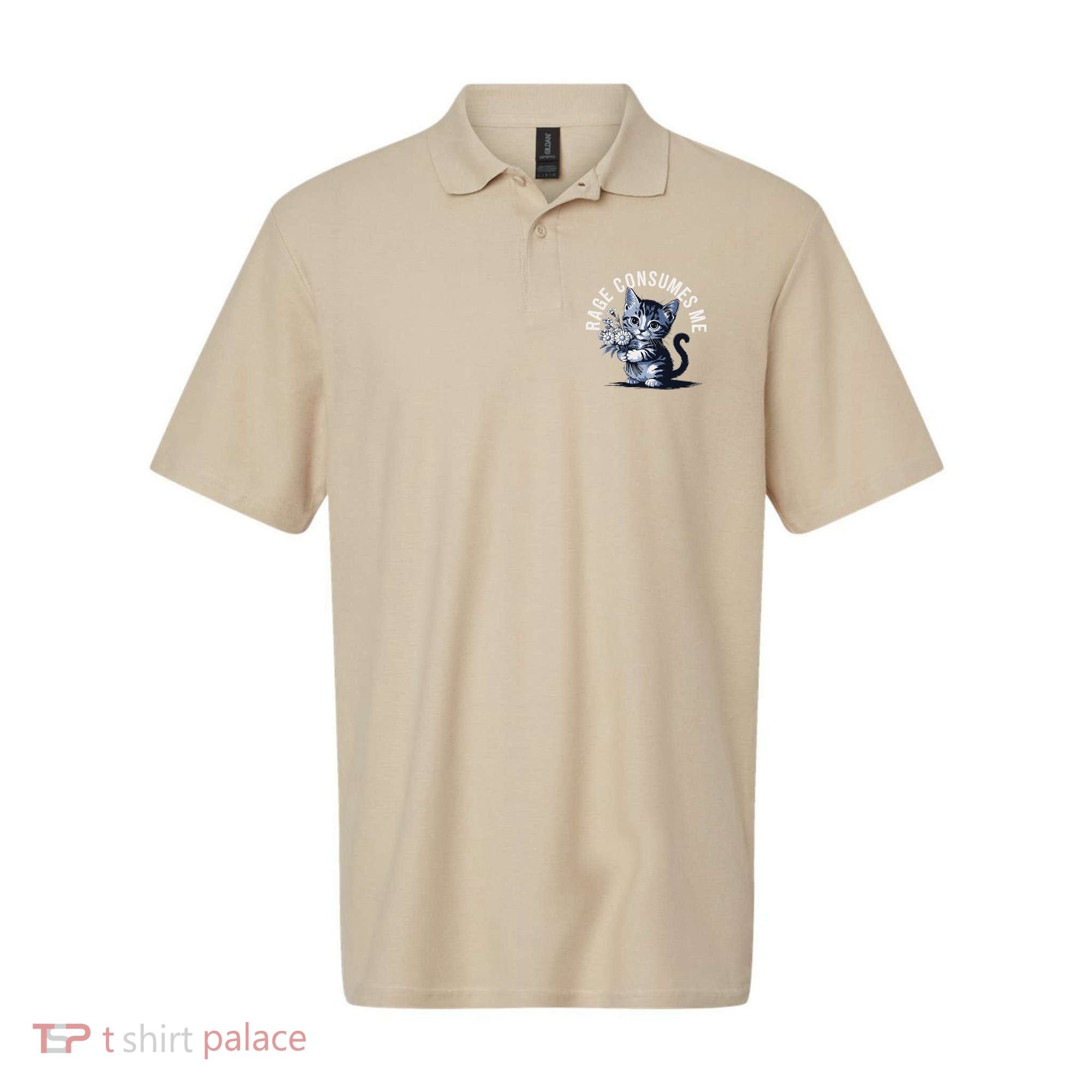 Rage Consumes Me Funny Cat Meme Polo