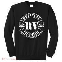 RV CoPilot Motorhome Camping Retirement Adventure Sweatshirt thumb 0