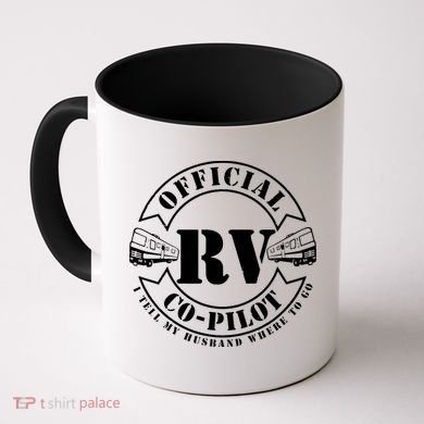 RV CoPilot Motorhome Camping Retirement Adventure Coffee Mug