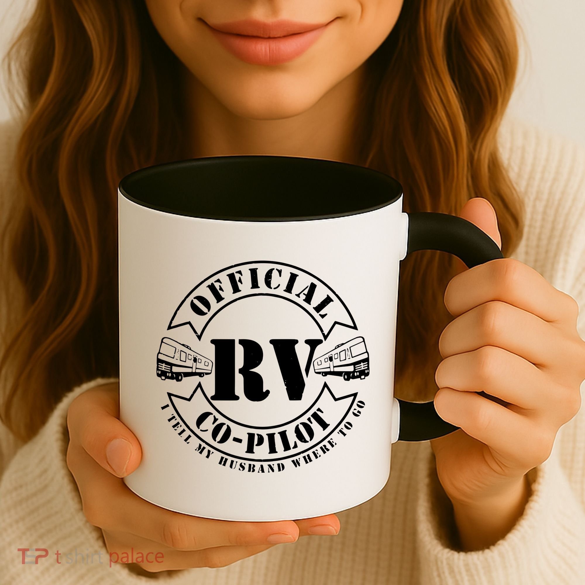 RV CoPilot Motorhome Camping Retirement Adventure Coffee Mug