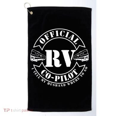 RV CoPilot Motorhome Camping Retirement Adventure Golf Towel