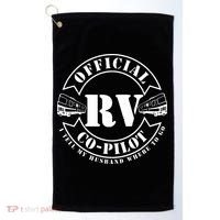 RV CoPilot Motorhome Camping Retirement Adventure Golf Towel thumb 0