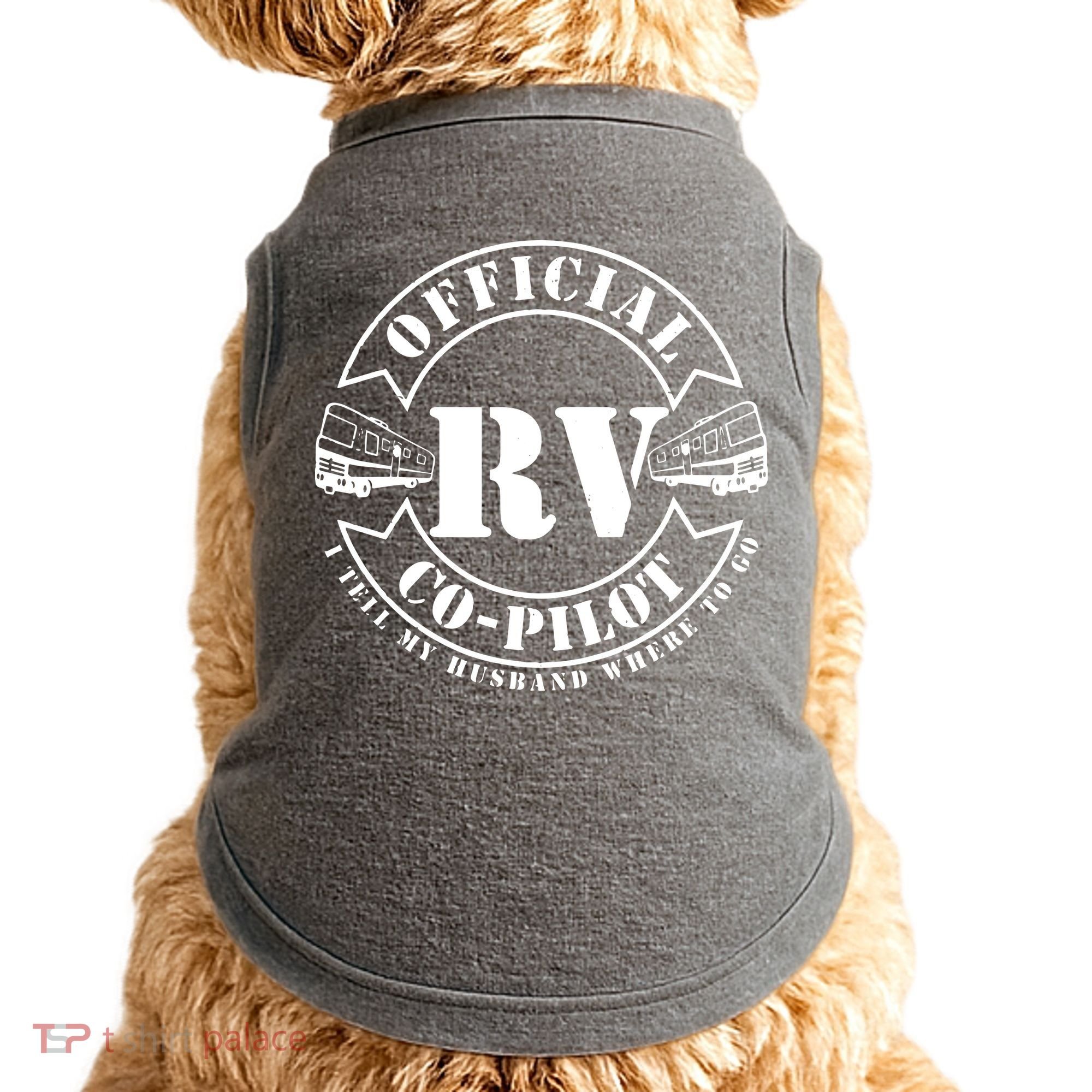 RV CoPilot Motorhome Camping Retirement Adventure Doggie Tank