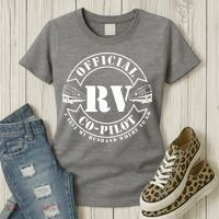 RV CoPilot Motorhome Camping Retirement Adventure Women's T-Shirt thumb 3