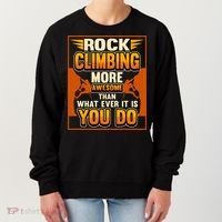Rock Climbing More Awesome Male Female Climber Funny Gift Women's Sweatshirt thumb 0