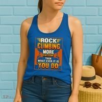 Rock Climbing More Awesome Male Female Climber Funny Gift Women's Tank Top thumb 2