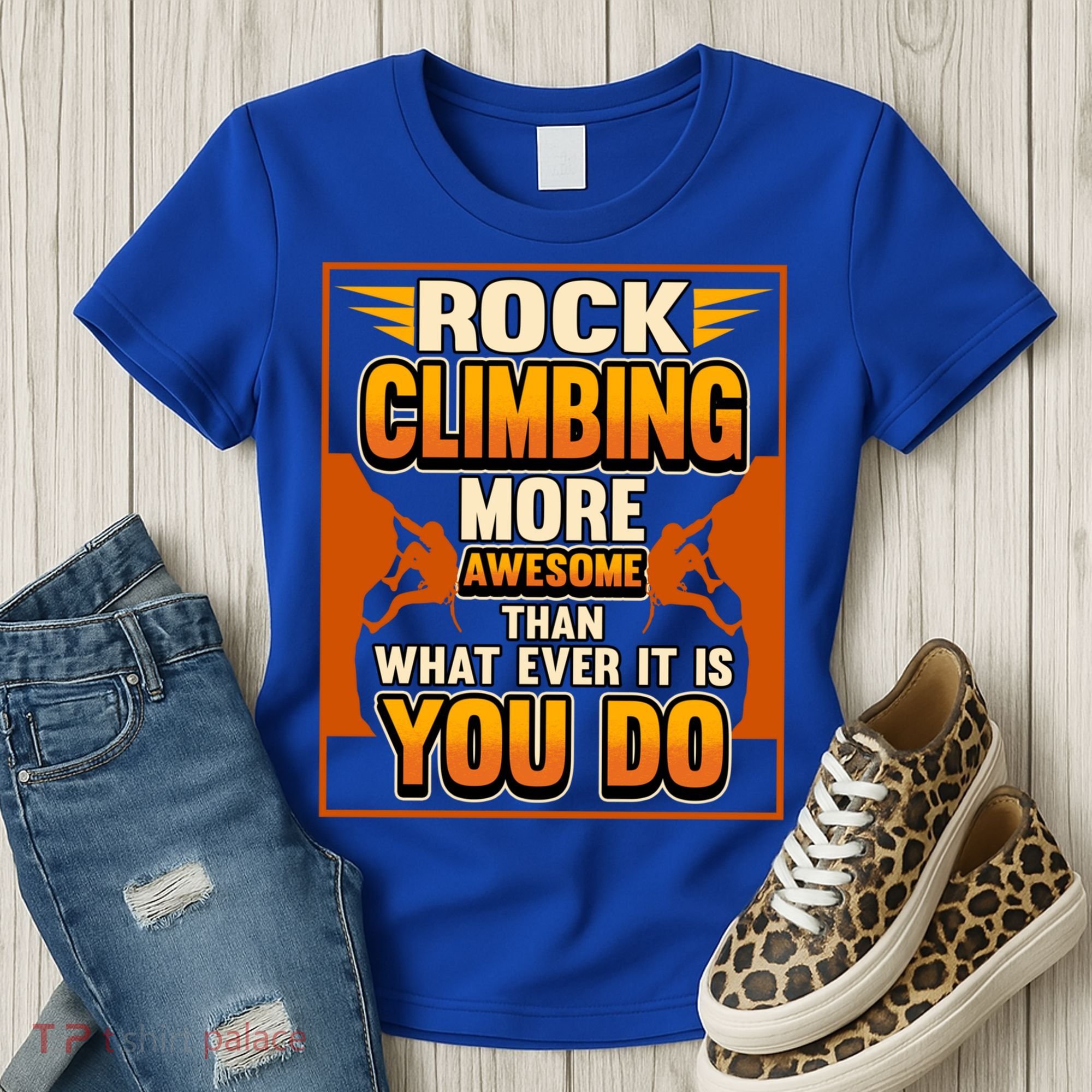 Rock Climbing More Awesome Male Female Climber Funny Gift Women's T-Shirt
