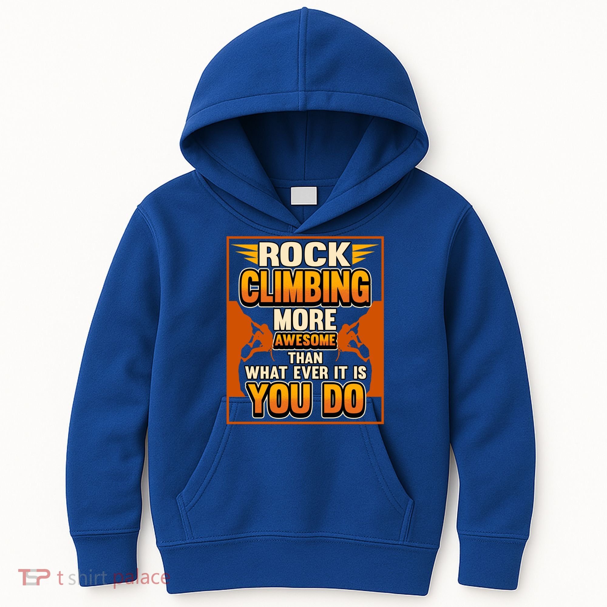 Rock Climbing More Awesome Male Female Climber Funny Gift Kids Hoodie