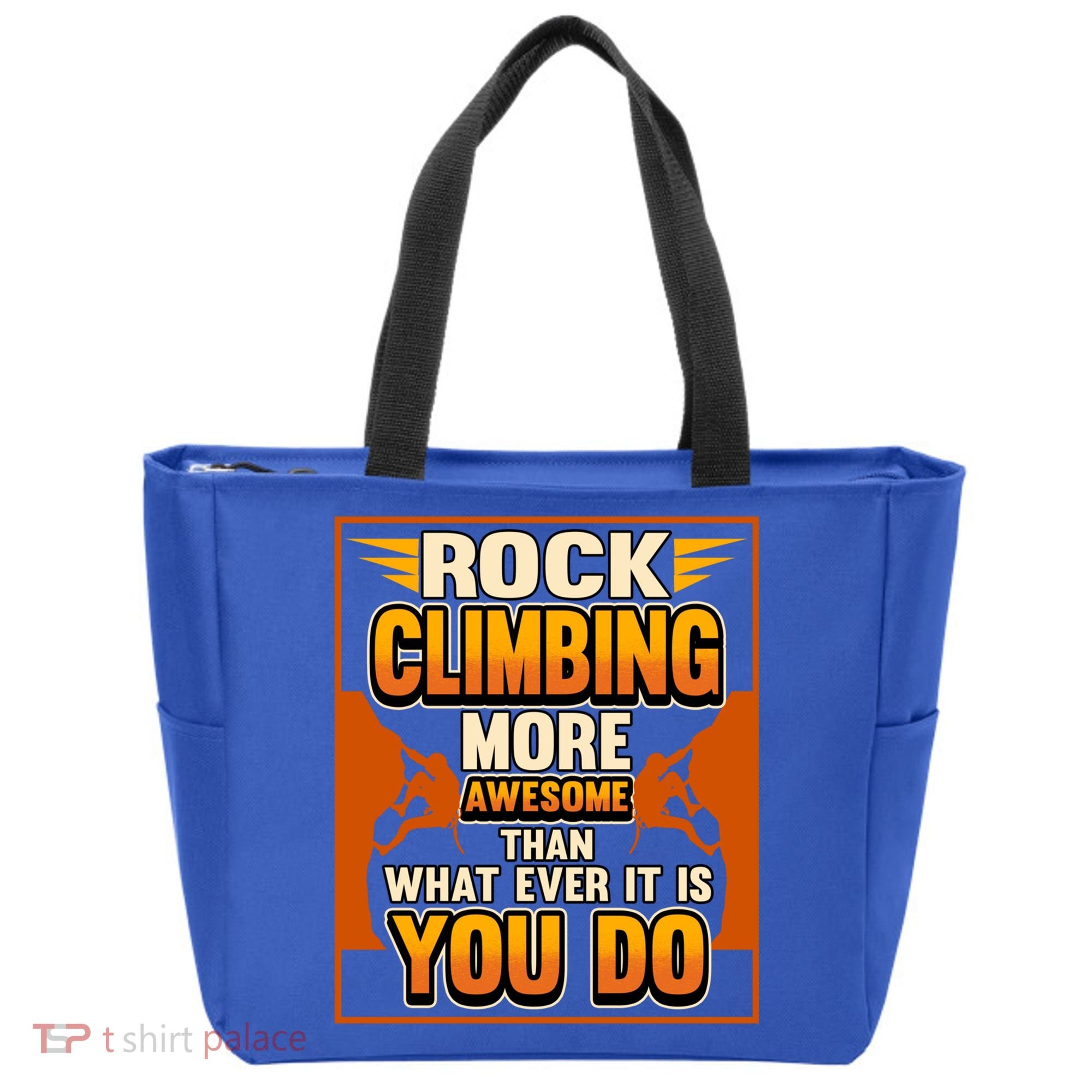 Rock Climbing More Awesome Male Female Climber Funny Gift Tote Bag