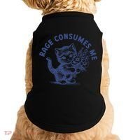 Rage Consumes Me Cat Flower Cute Kitty Cat Meme Doggie Tank thumb 0