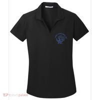 Rage Consumes Me Cat Flower Cute Kitty Cat Meme Women's Dry Zone Grid Polo thumb 0