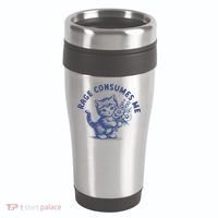 Rage Consumes Me Cat Flower Cute Kitty Cat Meme 16oz Travel Tumbler thumb 0