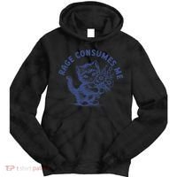 Rage Consumes Me Cat Flower Cute Kitty Cat Meme Tie Dye Hoodie thumb 0