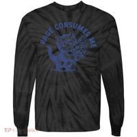 Rage Consumes Me Cat Flower Cute Kitty Cat Meme Tie-Dye Long Sleeve Shirt thumb 0