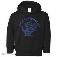 Rage Consumes Me Cat Flower Cute Kitty Cat Meme Toddler Hoodie thumb 0