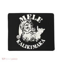 Retro Christmas Mele Kalikimaka Santa Claus Shaka Hawaii Mousepad thumb 0