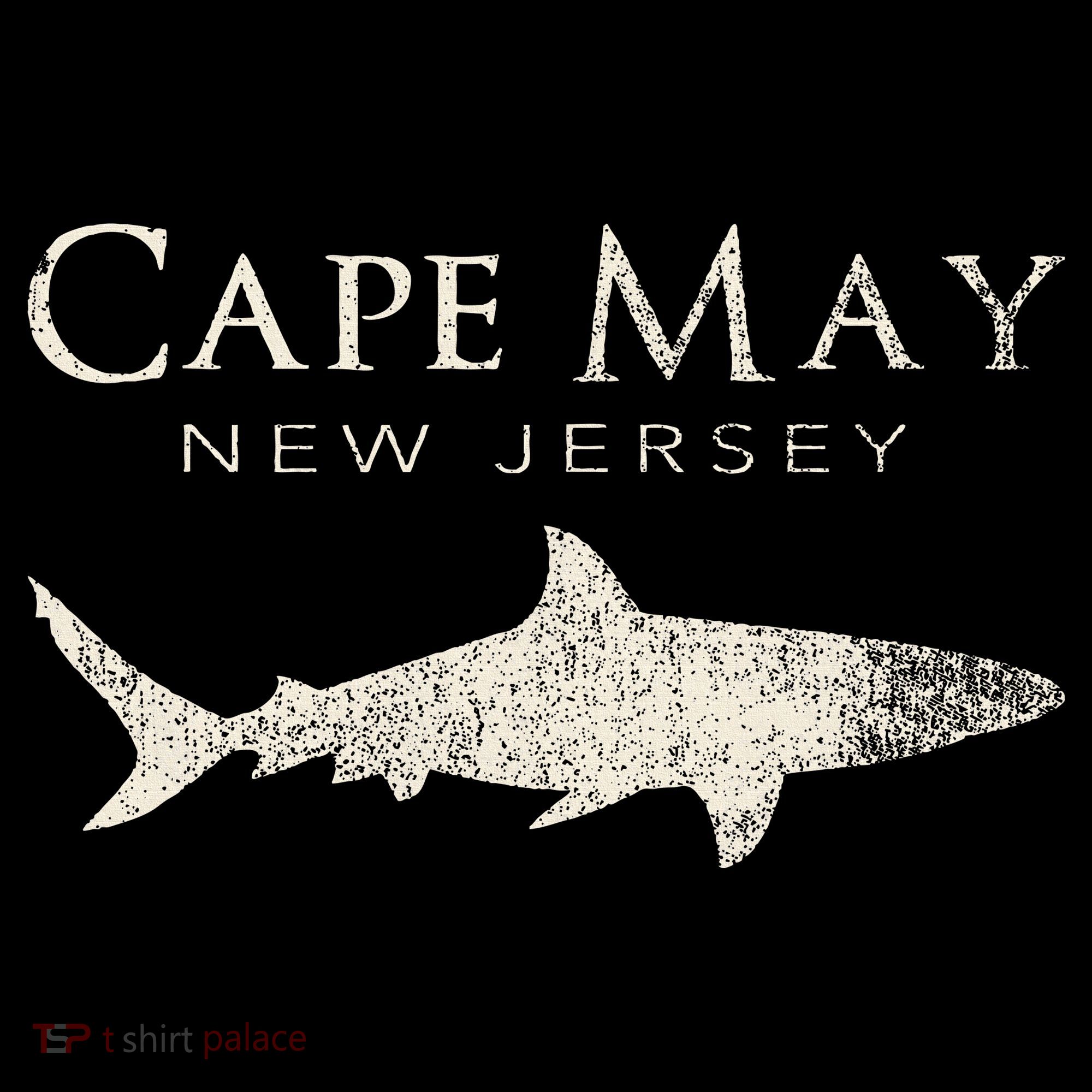 Retro Cape May Nj Shark Sweatshirt