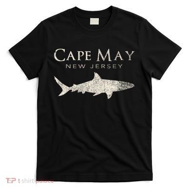 Retro Cape May Nj Shark T-Shirt